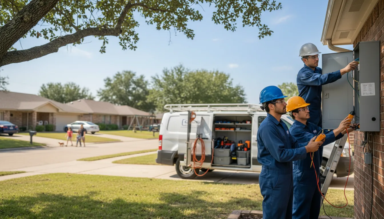 Certified electrician providing emergency electrical services in Pearson, GA
